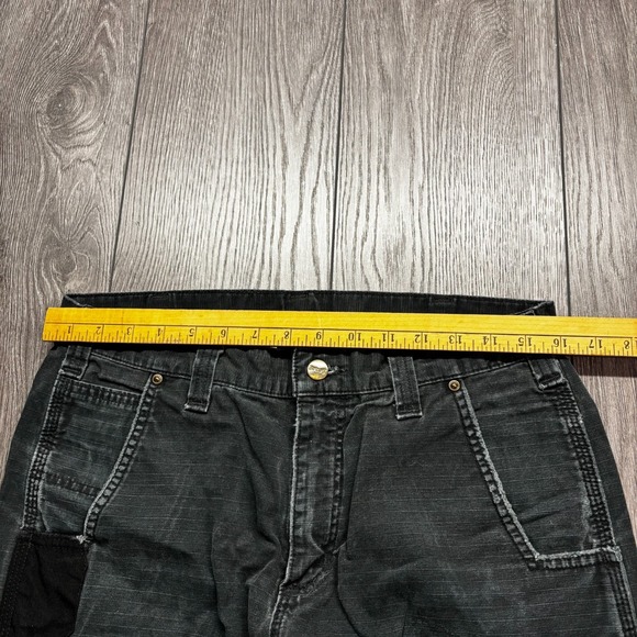 Carhartt Black Cargo Pants Double Knee Relaxed Men's Sz 32x30 B342-BLK - Picture 6 of 8